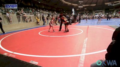 49 lbs Rr Rnd 3 - Willow Hamilton, Owasso Takedown Club vs Lainey Davie, Salina Wrestling Club