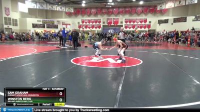 75 lbs Champ. Round 1 - Sam Graham, Pursuit Wrestling Minnesota vs Winston Berg, Delano Wrestling Club