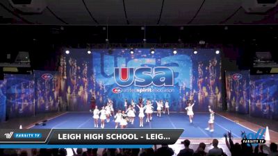 Leigh High School - Leigh High [2022 Varsity Show Cheer Novice] 2022 USA Nationals: Spirit/College/Junior