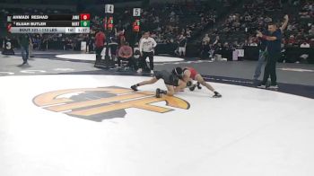 113 lbs Round Of 32 - Ahmadi Reshad, James Logan (NC) vs Elijah Butler, Northview (SS)