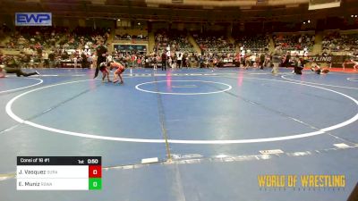 52 lbs Consi Of 16 #1 - Joaquin Vasquez, Duran Elite vs Elias Muniz, Red Star Wrestling Academy