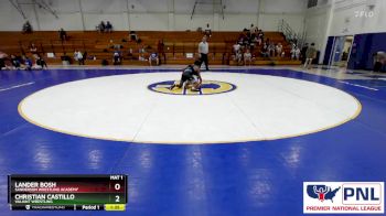 121 A Round 2 - Christian Castillo, Valiant Wrestling vs Lander Bosh, Sanderson Wrestling Academy