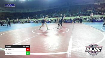 100 lbs Consolation - Jude Avila, Central Texas Wrestling Club vs Mason Delk, Honey Badgers Wrestling Club