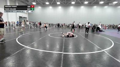 90 lbs Rr Rnd 3 - Vincent Perry, Scorpions NJ - EL vs Thor Collier, Wayne Danger - EL