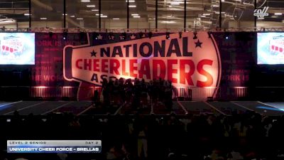 University Cheer Force - Brellas [2026 L2 Senior Day 2] 2026 NCA Roseville Showdown