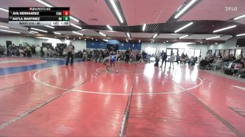 90 lbs Quarterfinal - Kayla Martinez, Husky Wrestling vs Ava Hernandez, Fighting Squirrels Wrestling Club