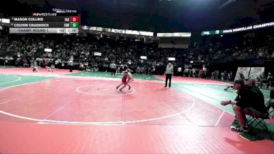 80 lbs Champ. Round 1 - Colton Craddock, FOWCA vs Mason Collins, EAG2