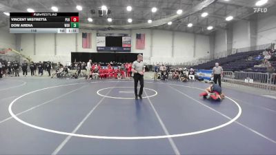116 lbs Semifinals (4 Team) - Vincent Mistretta, Plainedge vs Dom Arena, Wayne Sr HS