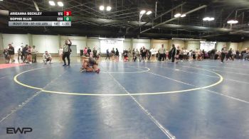 97-102 lbs Rr Rnd 1 - Arieanna Beckley, Wtc vs Sophie Ellis, Kingfisher YellowJackets