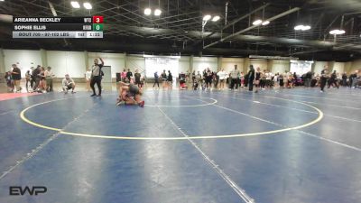 97-102 lbs Rr Rnd 1 - Arieanna Beckley, Wtc vs Sophie Ellis, Kingfisher YellowJackets