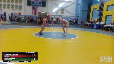 150 lbs Cons. Round 2 - Finn Hanna, St Marks H S vs Aiden Garrett, Polytech