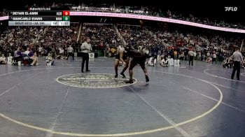 4A 190 lbs Quarterfinal - Giancarlo Evans, William Amos Hough High School vs Deyari El-Amin, Hillside