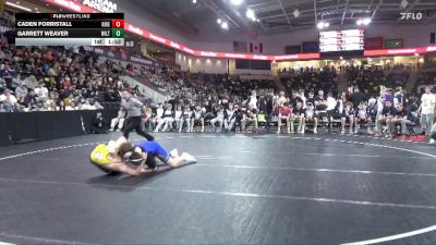 215 lbs Quarterfinal - Garrett Weaver, Wilton vs Caden Forristall, Riverside, Oakland