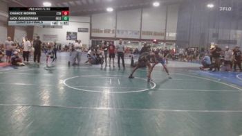 128 lbs Quarterfinal - Chance Morris, Cordoba Trained vs Jack Obiedzinski, Frost Gang