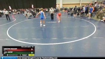 92 lbs Champ. Round 2 - Westin Ingham, WI vs Zac Snow, NE