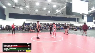 144 lbs Quarterfinal - Jason Martinez, Valencia HS vs Jameson Rupright, Ayala Wrestling