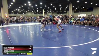 132 lbs Round 1 (32 Team) - Brody Hayes, PWC vs Jake Parker, Gator Dawgs