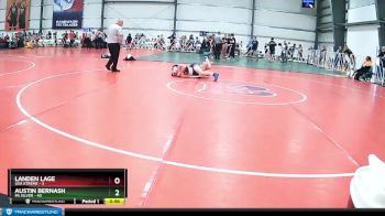 110 lbs Rd# 2 10:30am Friday - Austin Bernash, PA Silver vs Landen Lage, USA Xtreme