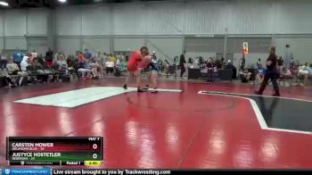 220 lbs Round 1 (8 Team) - Carsten Mower, Oklahoma Blue vs Justyce Hostetler, Nebraska