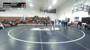 175 lbs Round 1 (3 Team) - Nehemiah Yzaguirre, Golden West vs Jose Garcia, Roosevelt