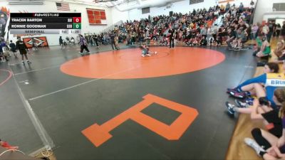 91 lbs Semifinal - Tracen Barton, Riverton Middle School vs Ronnie Goodman, Cody Middle School