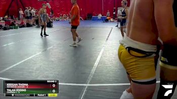 126 lbs Round 2 (4 Team) - Keegan Thoma, Rochester Century vs Talan Eddins, Cameron 2