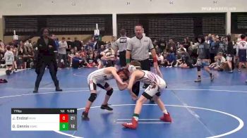 77 lbs Final - Jacob Endzel, Warhawks Inc. ES vs Dan Dennis, Broad Axe White ES