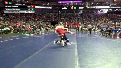 1A-138 lbs Champ. Round 1 - Ethan Gayken, West Hancock, Britt vs Kinnick Munson, Ogden