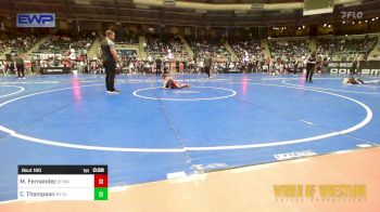 55 lbs Consi Of 16 #2 - Maverick Fernandez, DCWA vs Colt Thompson, Nebraska Elite