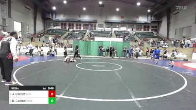105 lbs Consi Of 4 - Jacob Barrett, Alpha Wrestling Club vs Barrett Casteel, Rabbit Wrestling Club
