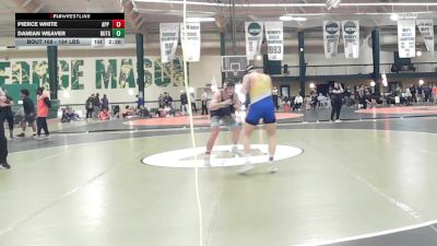 184 lbs Consi Of 16 #2 - Pierce White, App State - UNATT vs Damian Weaver, Rutgers