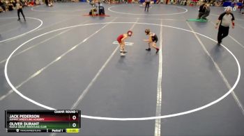 Champ. Round 1 - Oliver Durant, Maple Grove Wrestling Club vs Jack Pederson, Summit Wrestling Academy