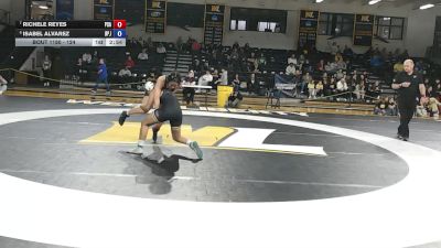 124 lbs Cons. Round 3 - Richele Reyes, Penn State Altoona vs Isabel Alvarez, Pitt.-Johnstown