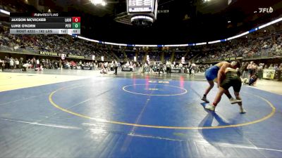 192 lbs Consy 5 - Luke O'Korn, Peters Township vs Jaxson McVicker, Laurel