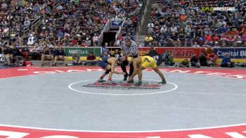 138 lbs Semifinal - Kenny Kiser, Saegertown vs Erik Gibson, Forest Hills