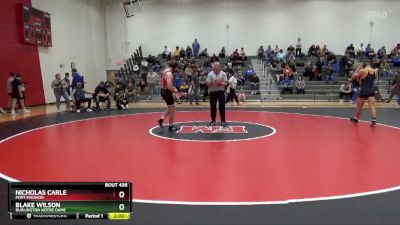 165 lbs Round 5 - Blake Wilson, Burlington Notre Dame vs Nicholas Carle, Fort Madison