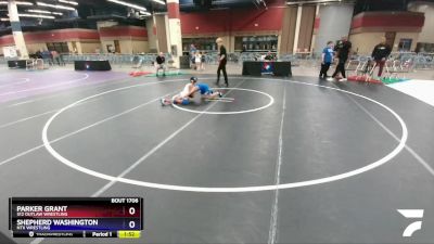 70 lbs 1st Place Match - Parker Grant, 512 Outlaw Wrestling vs Shepherd Washington, NTX Wrestling