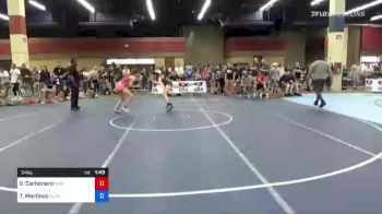 54 kg 3rd Place - Victoria Carbonaro, New Jersey vs Timberly Martinez, MJ Mustangs