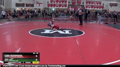 50 lbs Cons. Round 3 - Dax Luft, Simley Wresting Club vs Coen McDonough, Pursuit Wrestling Minnesota