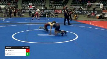 67 lbs Consolation - Mikey Ruiz, Wesley Club Wrestling vs Slater Hicks, Sunkist Kids/Monster Garage