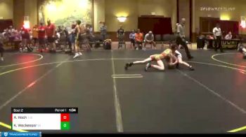 108 lbs Round 1 (4 Team) - Kellan Weckesser, Bad Bass vs Adam Hoch, The Untouchables Black