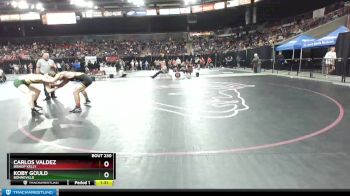 145 lbs Champ. Round 1 - Carlos Valdez, Bishop Kelly vs Koby Gould, Bonneville