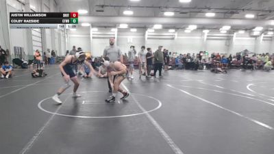 138 lbs Round 7 (10 Team) - Justin Williamson, Team Shutt vs Colby Raeside, CHWHALE Blue