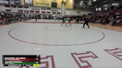 165 lbs 1st Place Match - Hunter Hancock, Yuma Catholic vs Nathaniel Gallardo, Sahuarita High School