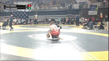 165 lbs Semifinal - Titus Norman, Baylor School vs Barry Norman, Blair Academy