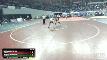 6A-120 lbs Champ. Round 2 - Ryder Sprague, West Linn vs Giovanni Silva, Liberty