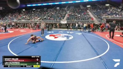 102 lbs 5th Place Match - Levi Kilpatrick, Wyoming Underground Wrestling vs Wyatt Miller, Diamondville Wrestling Club