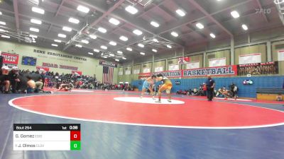 115 lbs Consi Of 16 #1 - Greg Gomez, Edison vs Johnny Olmos, Clovis North