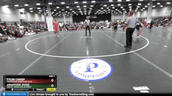 120 lbs Cons. Round 3 - Jonathan Jasso, Wright Wrestling Academy vs Tyler Chrisp, Tonganoxie Wrestling Club