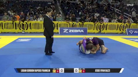 Jesse Ryan Bazzi vs Logan Gordon Raposo Franklin 2025 Pan IBJJF Jiu-Jitsu No-Gi Championship